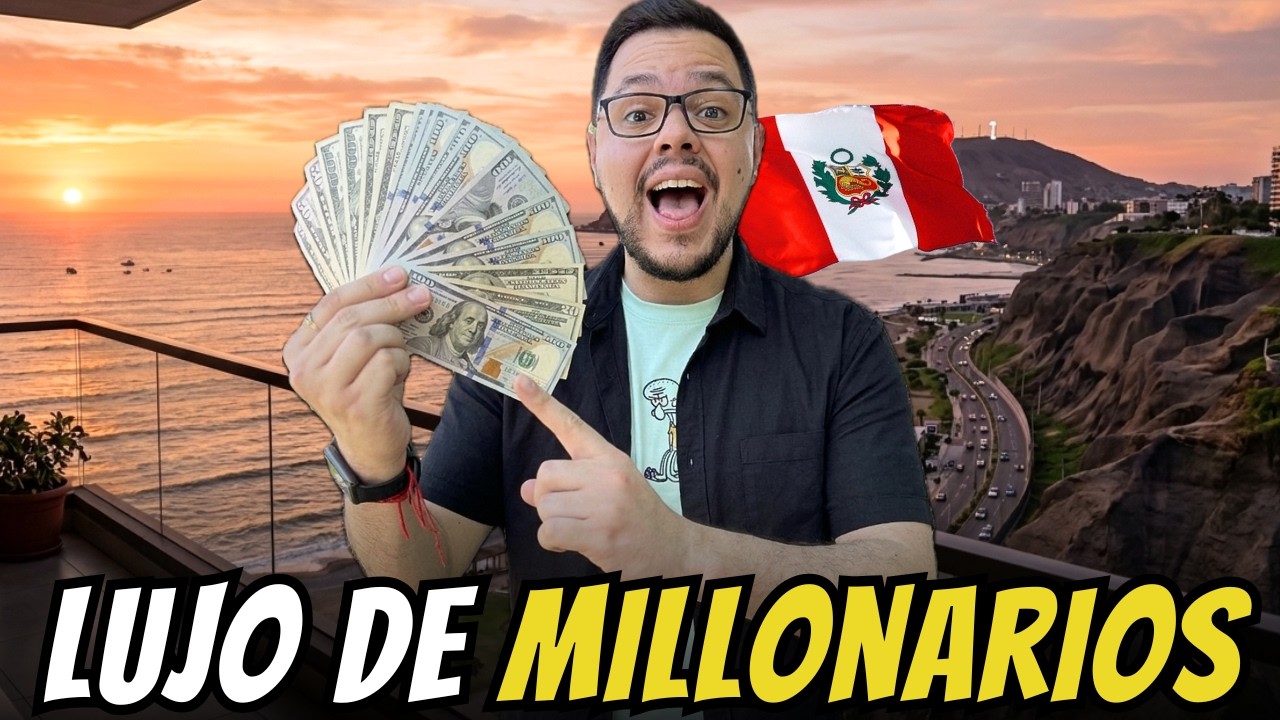 Así viven los RICOS en Perú, fui a un Barrio de MILLONARIOS 🇵🇪