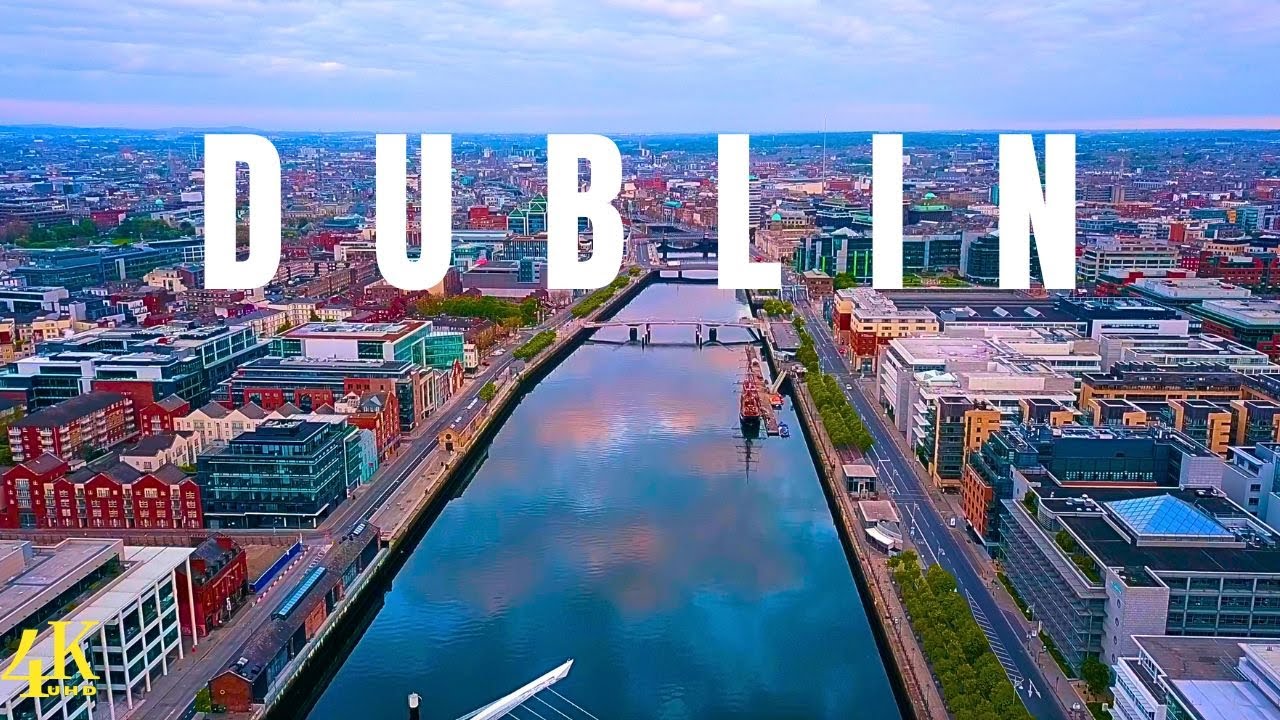 Dublin, Ireland 🇮🇪 4K UHD | Drone Footage