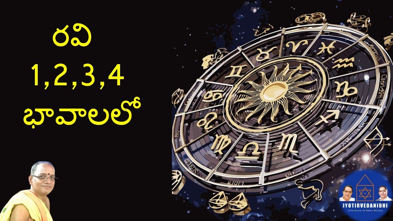 రవి - 1,2,3,4 భావాలలో...