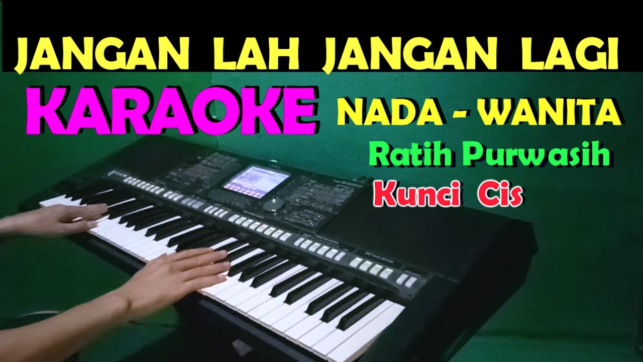 HATI DAN CINTAMU - Ratih Purwasih | KARAOKE Nada Wanita