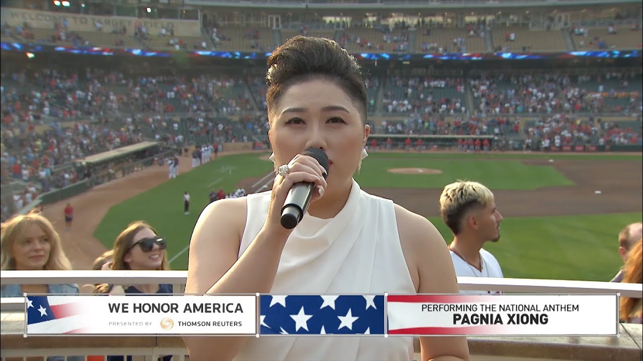 Pagnia Xiong - National Anthem at MN Twins Game (Official Video)