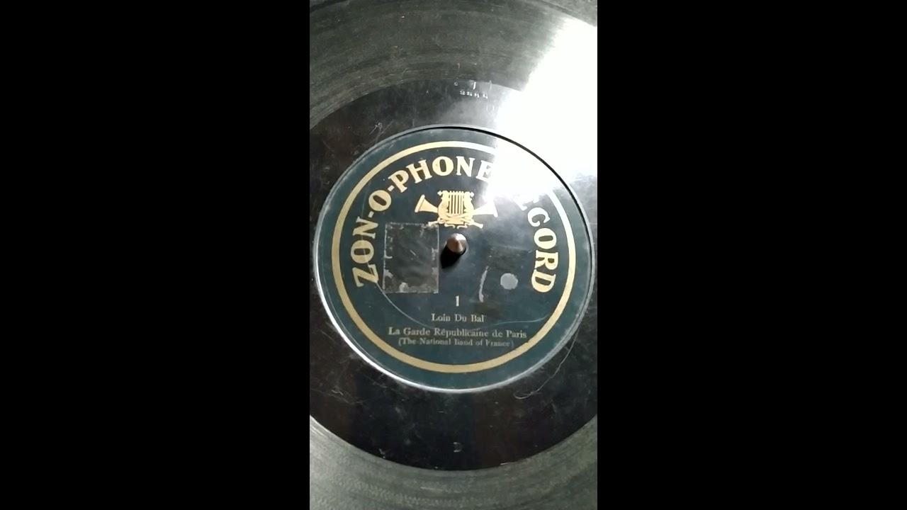 1st Zonophone disc after purchase by Eldridge Johnson in 1904. 