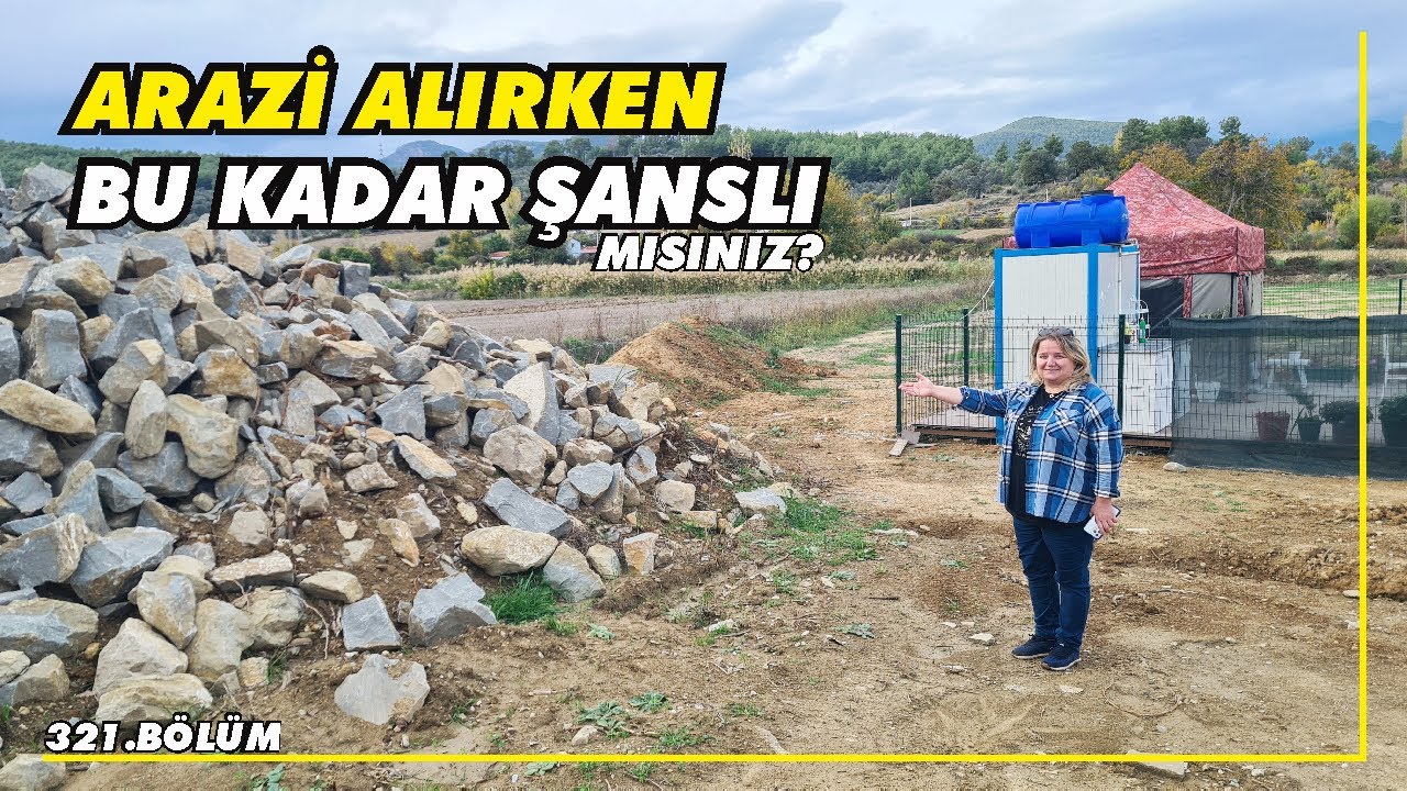 Göç ettiği köyde satın aldığı arazisinden çıkan taş ile TAŞ EV yapacak. 