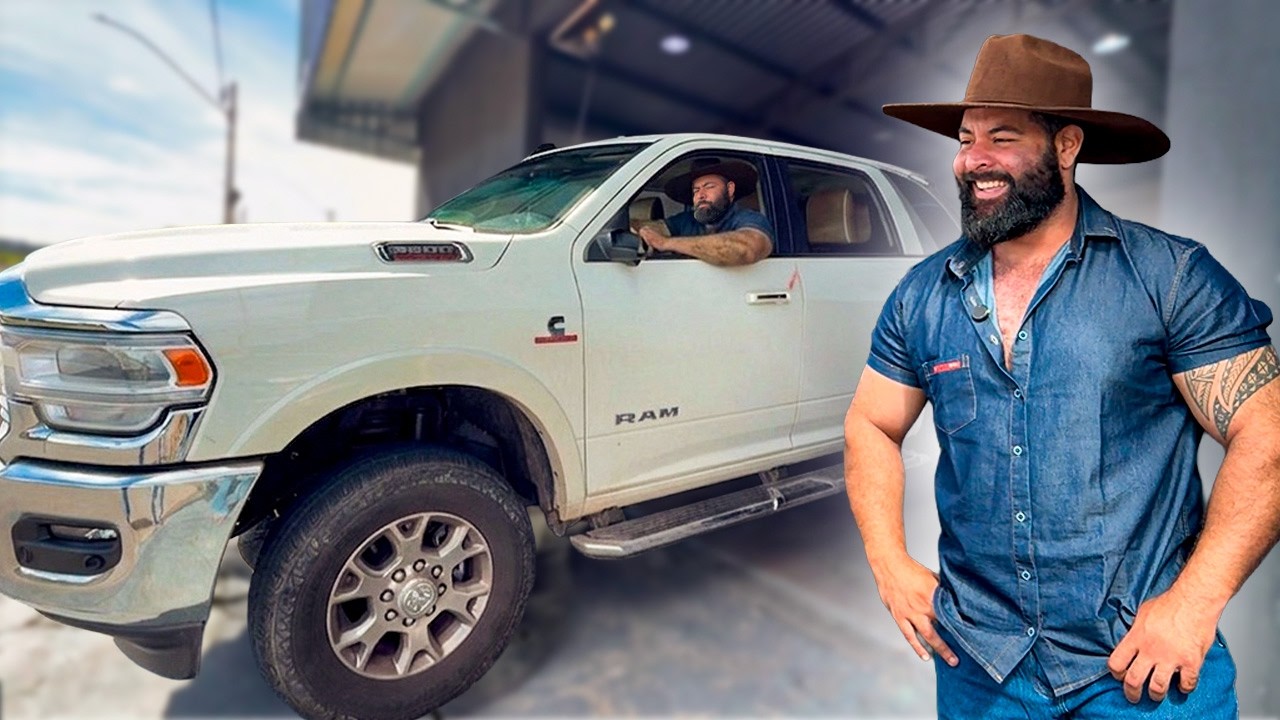 NOVA PARCERIA?! XUCR&Atilde;O REALIZOU O SONHO DE PILOTAR UMA DODGE RAM