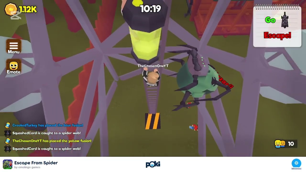 Completing escape from spider (Chapter 1 & 2 )