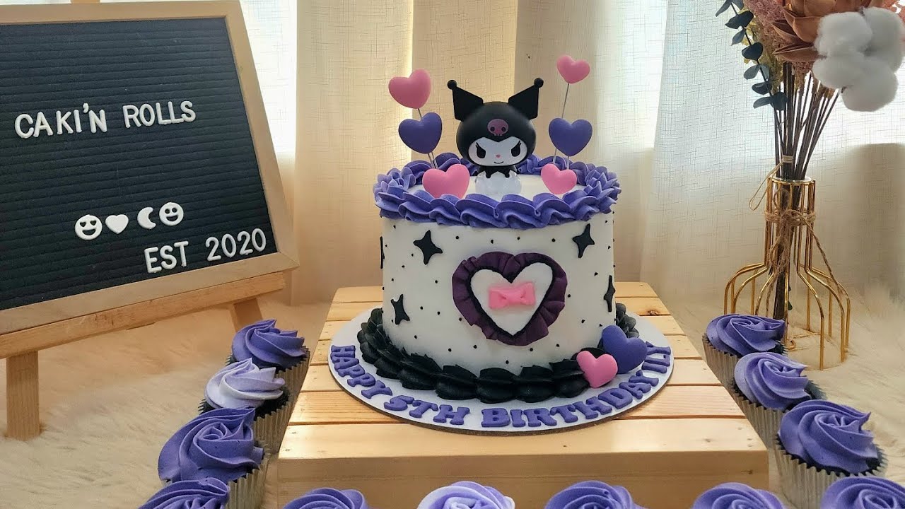 Kuromi Cake | Easy Cake Decorating
