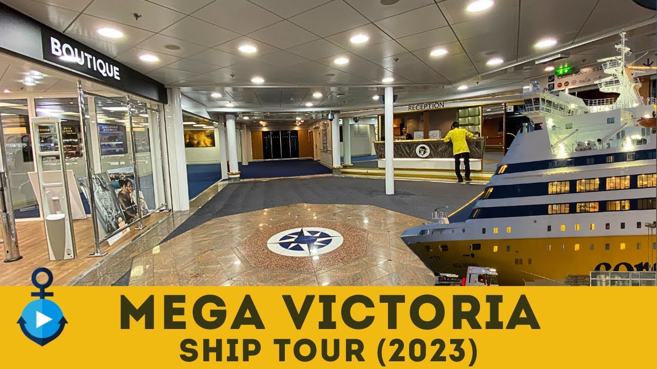 A bordo di Mega Victoria! Tour degli interni dell'ultima nave di Corsica Sardinia Ferries