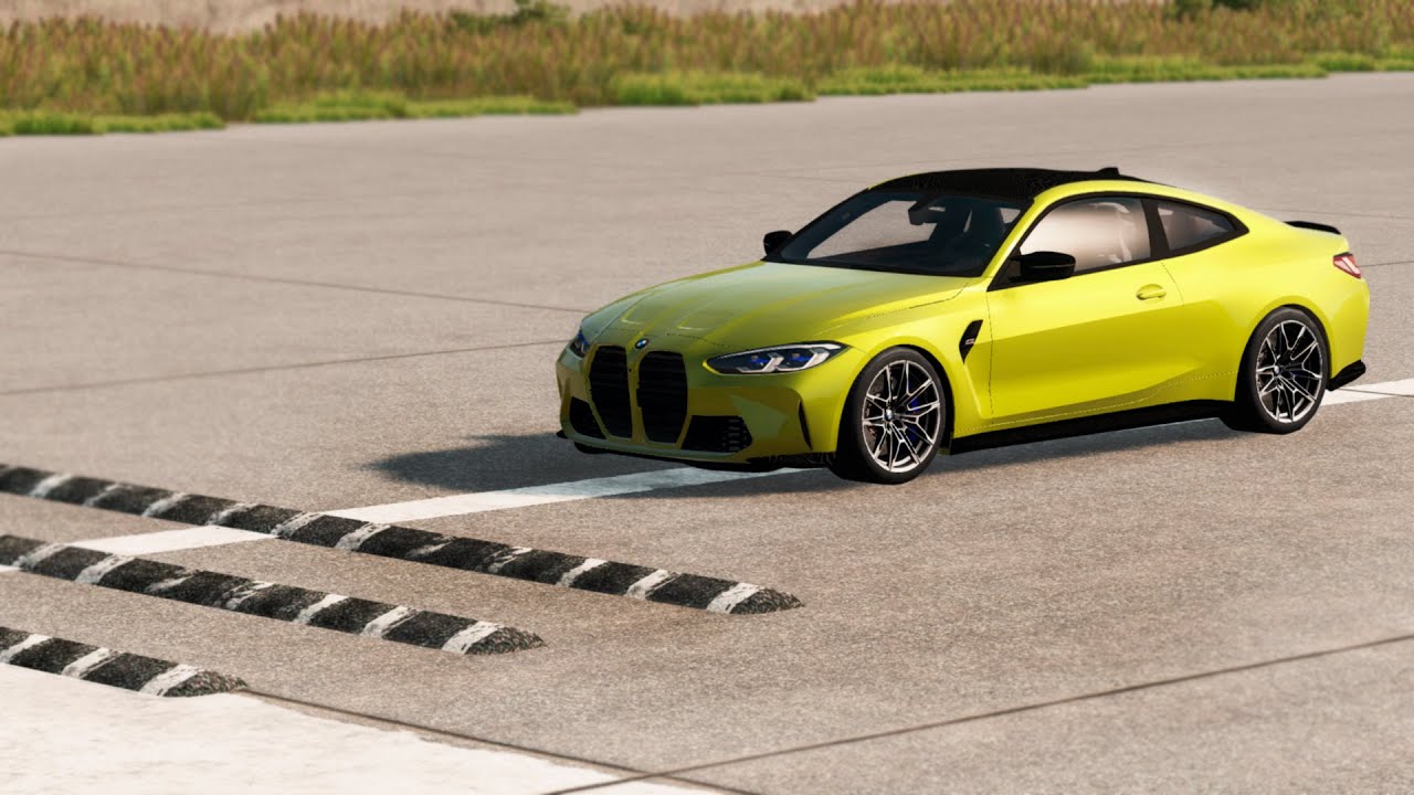 BMW M4 G82 – Speed Bump Test (Virtual simulation)