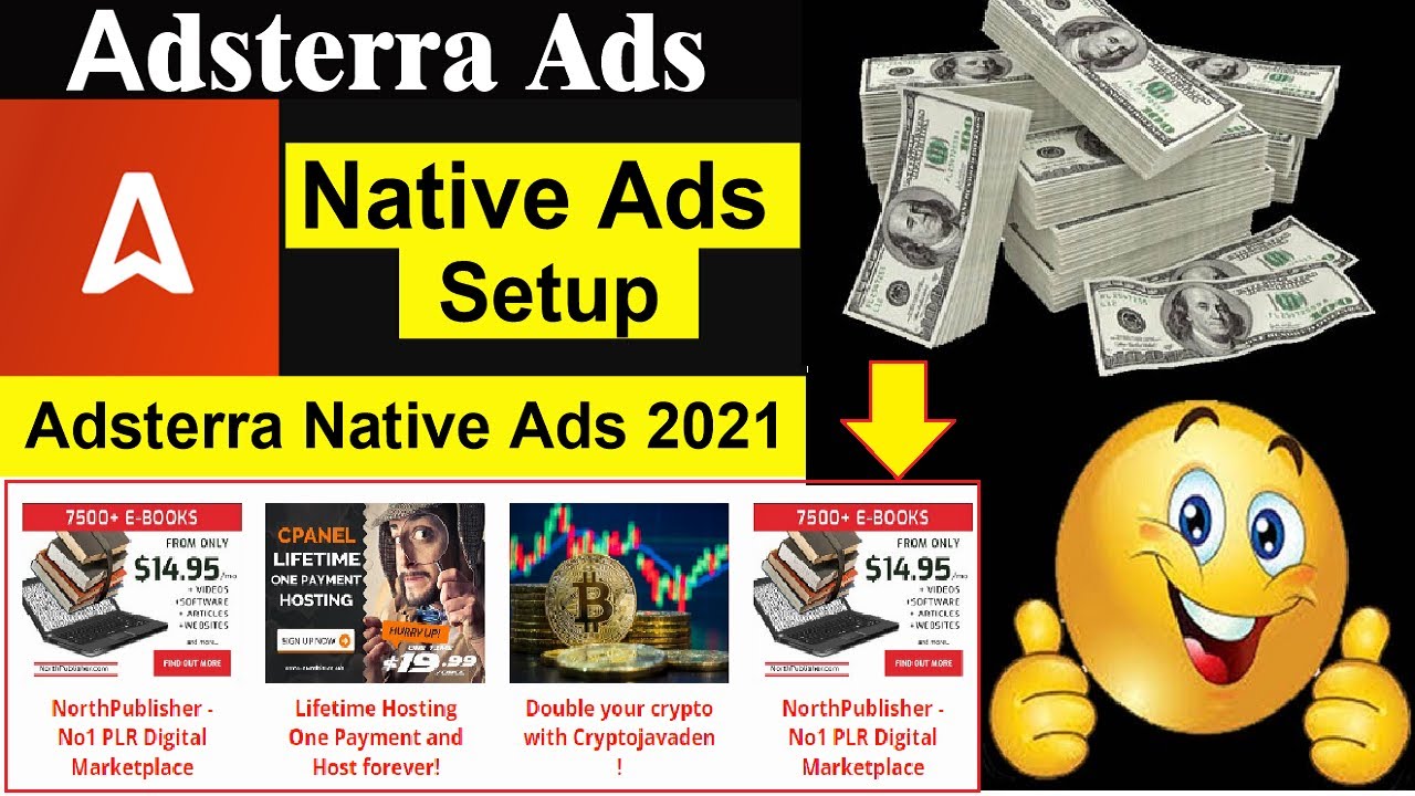 Adsterra Native ads setup | Adsterra native ads setup on blogger