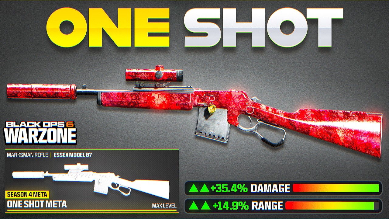 *NEW* ESSEX MODEL 07 MARKSMAN RIFLE in WARZONE BO6 for SEASON 4! (Best Essex Model Class Loadout)
