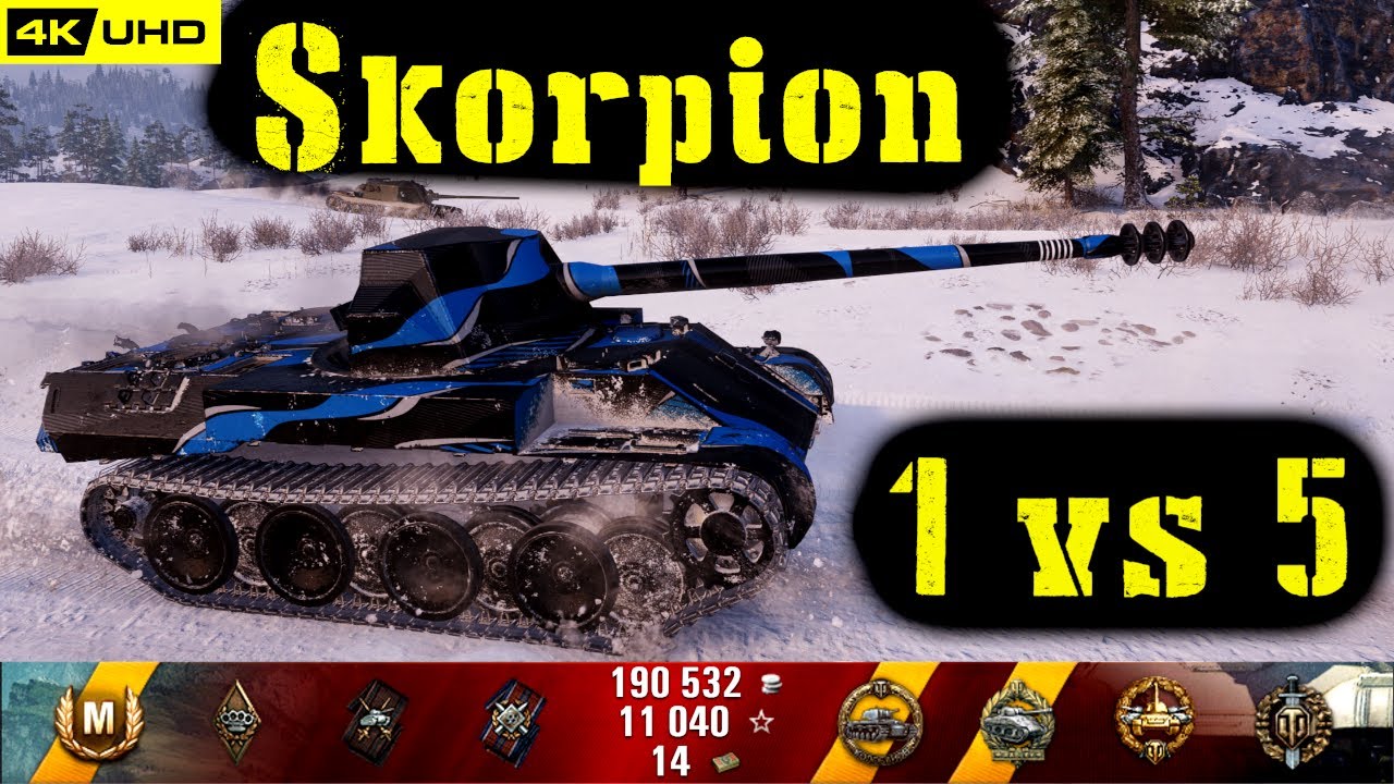 World of Tanks Rheinmetall Skorpion Replay - 8 Kills 6K DMG(Patch 1.6.1)