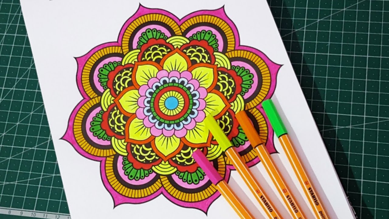 تلوين ماندالا 🎨 | Mandala Coloring