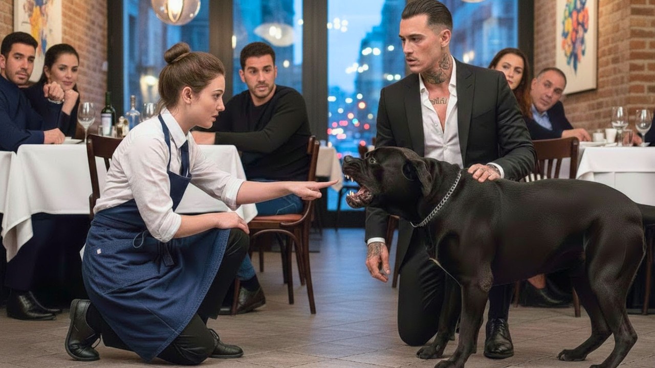 Питбуль мафиозного босса взбесился — то, что сделала официантка, всех заморозило