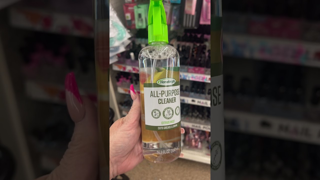 HOMEBRIGHT ALL PURPOSE CLEANER @ Dollar Tree #dollartree #shopping #cleaning