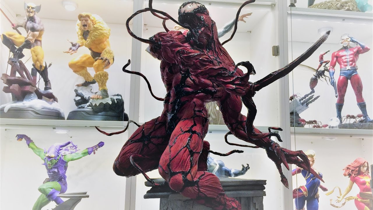 Carnage Comiquette Statue Sideshow Collectible Unboxing