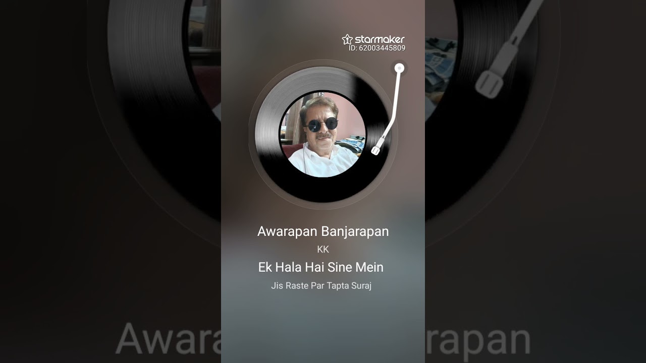 Legend K K.(Jism) superb hit song by Haresh Makhija Awarapan, Banjarapan, ek hala hai sine main...