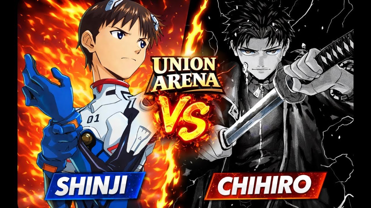 Purple Spear Vs Red Chichiro Union Arena Gameplay