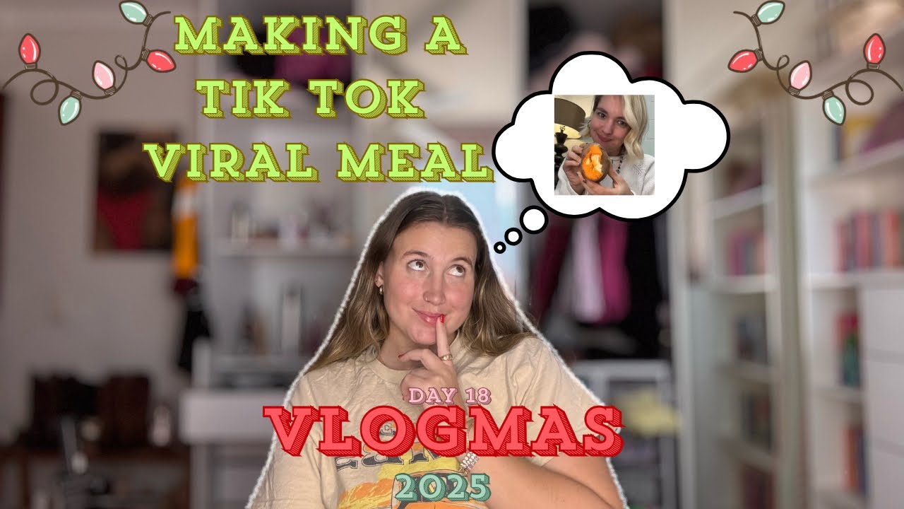 TRYING A VIRAL RECIPE *vlogmas day 18*