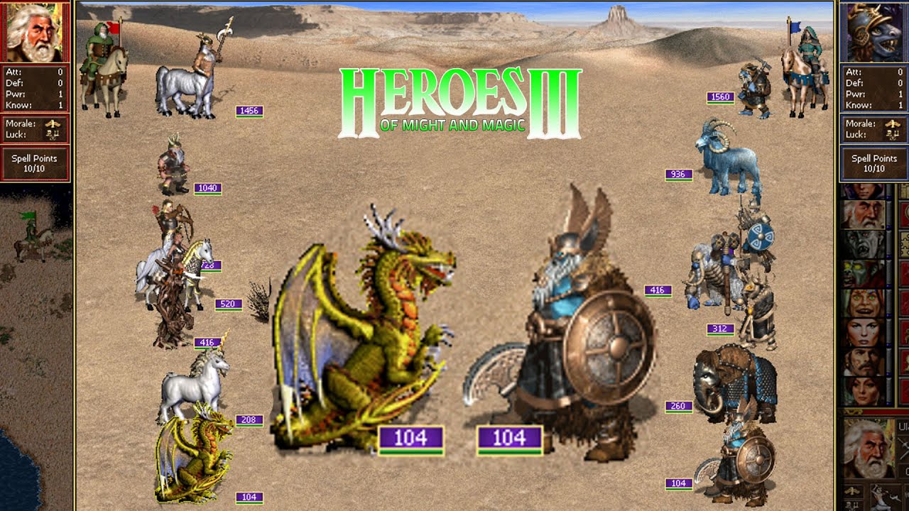 Heroes 3 COMBAT One year growth Rampart vs Bulwark HoTA 1.8