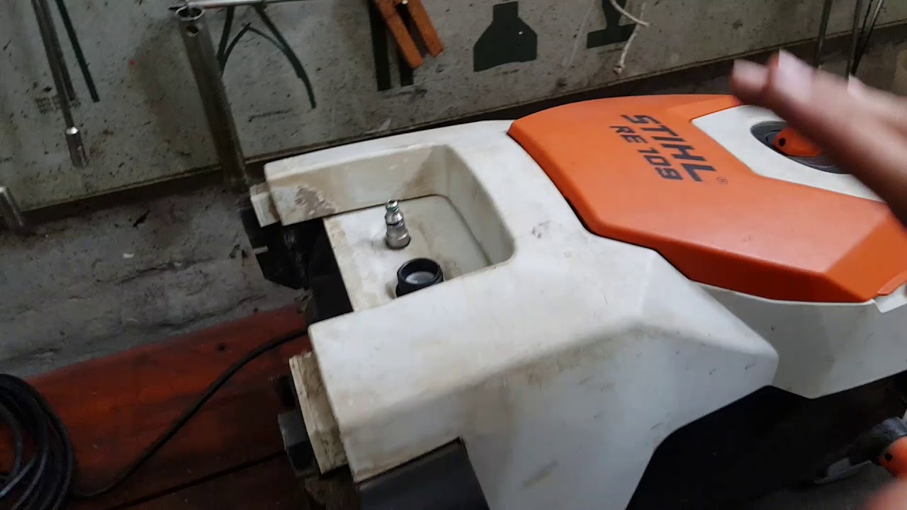 Como desmontar uma lavadora da STHIL RE 109