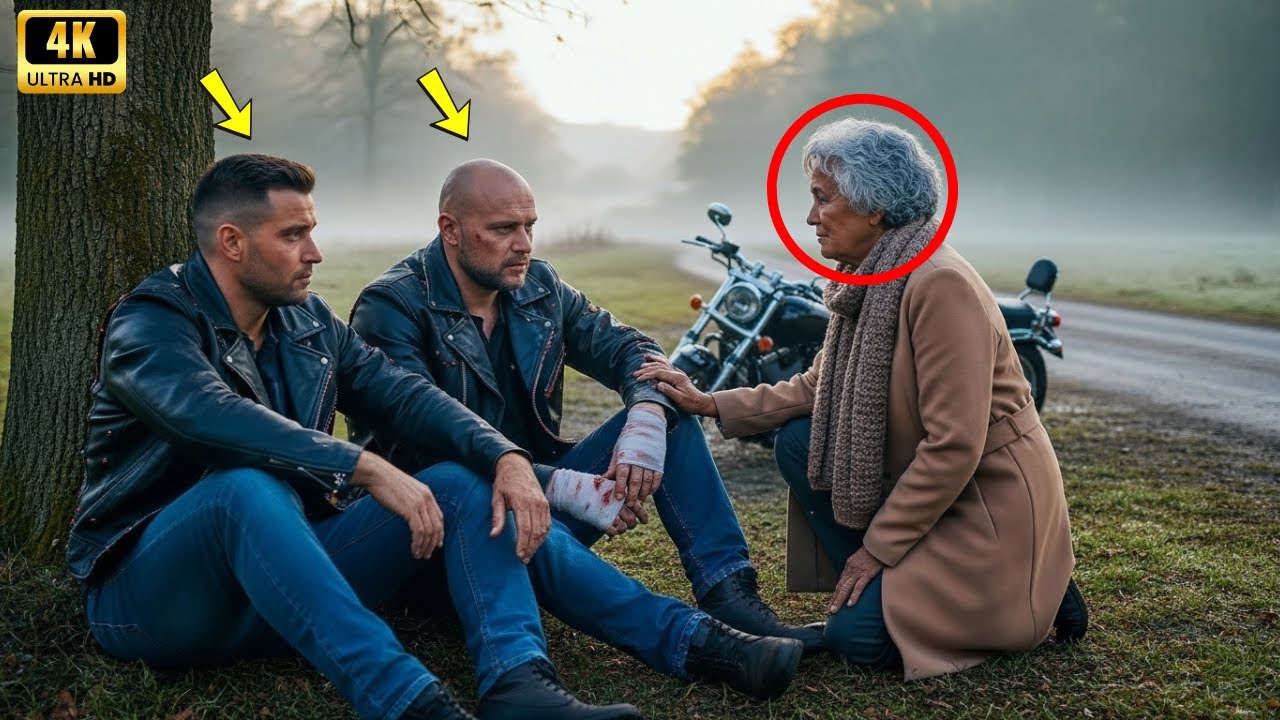 Ältere Dame findet zwei verletzte Hells Angels – ihre Reaktion schockiert die ganze Stadt.