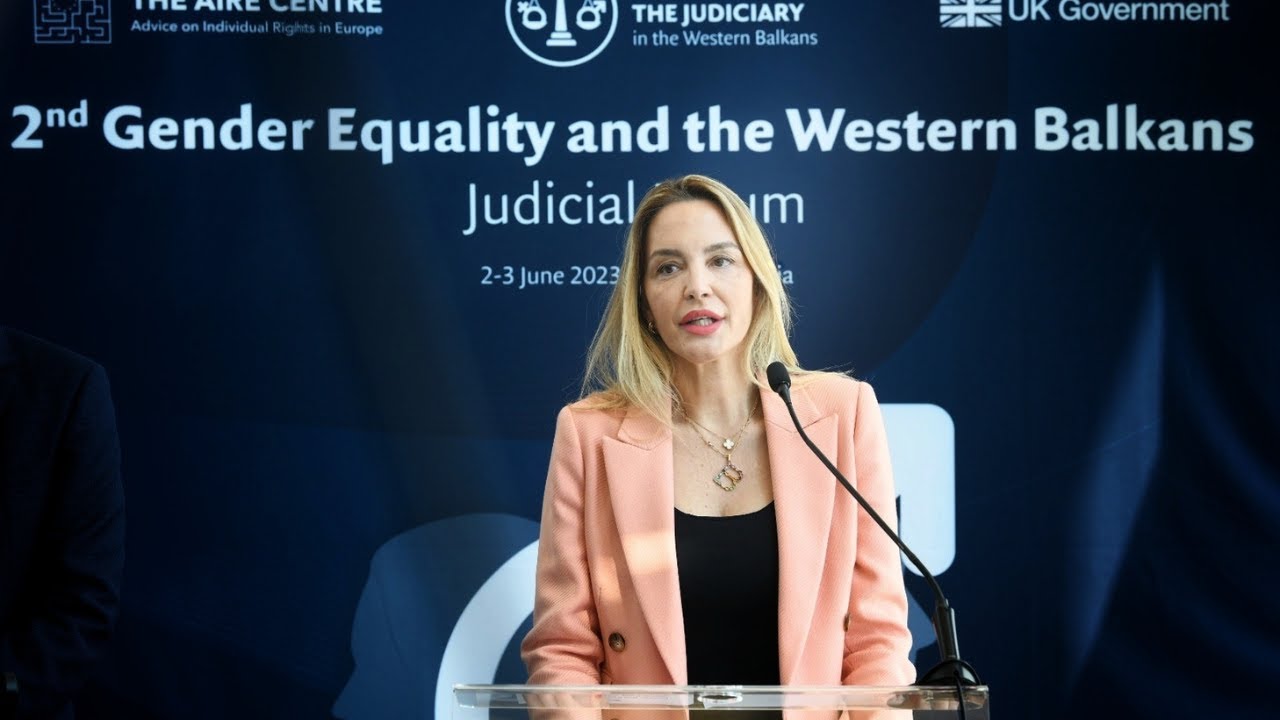 Opening Speech by Biljana Braithwaite | Gender Equality and the Western Balkans Judicial Forum