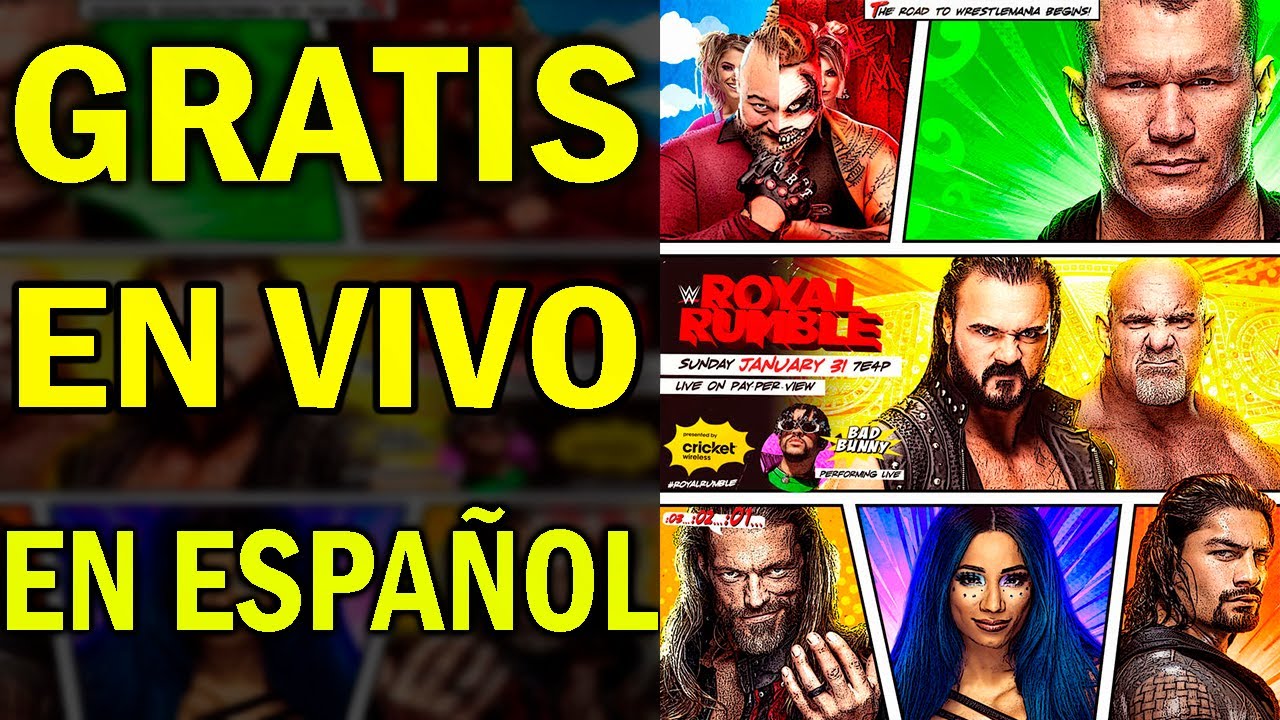 &iquest;DONDE VER WWE ROYAL RUMBLE 2021 EN VIVO, GRATIS Y EN ESPA&Ntilde;OL?