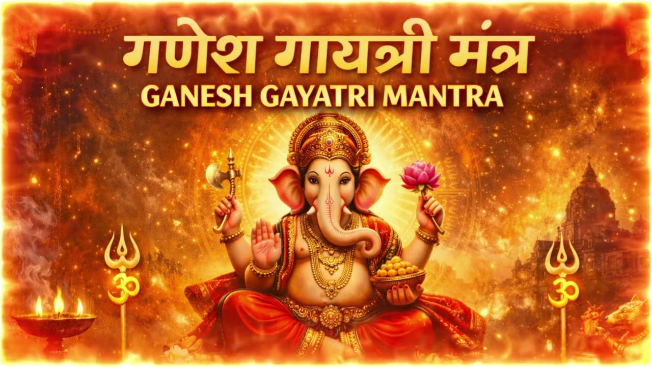 Ganesh Gayatri mantra #ganeshbhajan #mantra 