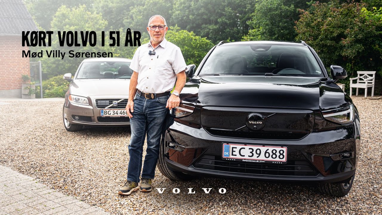 51 år bag rattet af Volvo – nu har Villy Sørensen købt sin første elbil