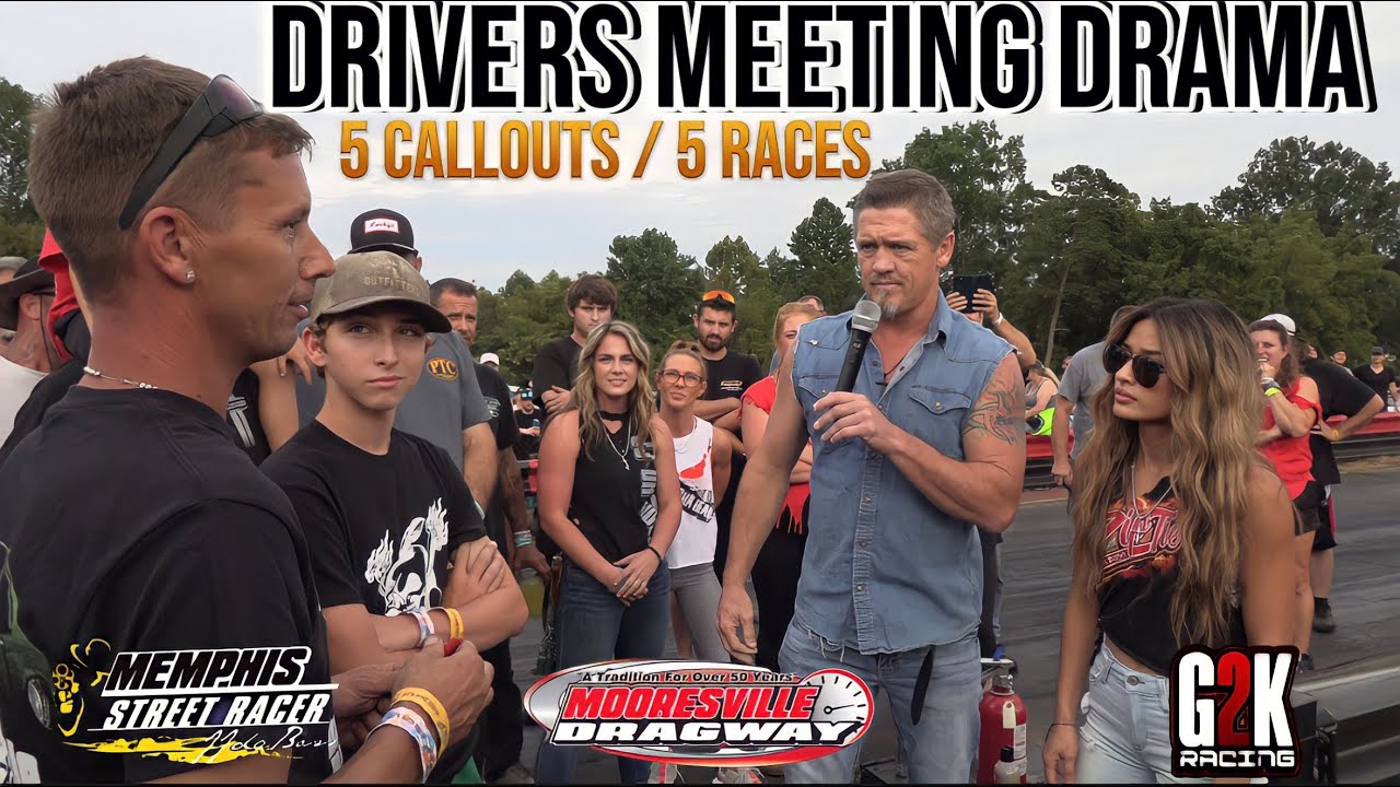 JJ DA BOSS DRIVERS MEETING DRAMA (5 CALLOUTS/5 RACES) NO PREP ARM DROP