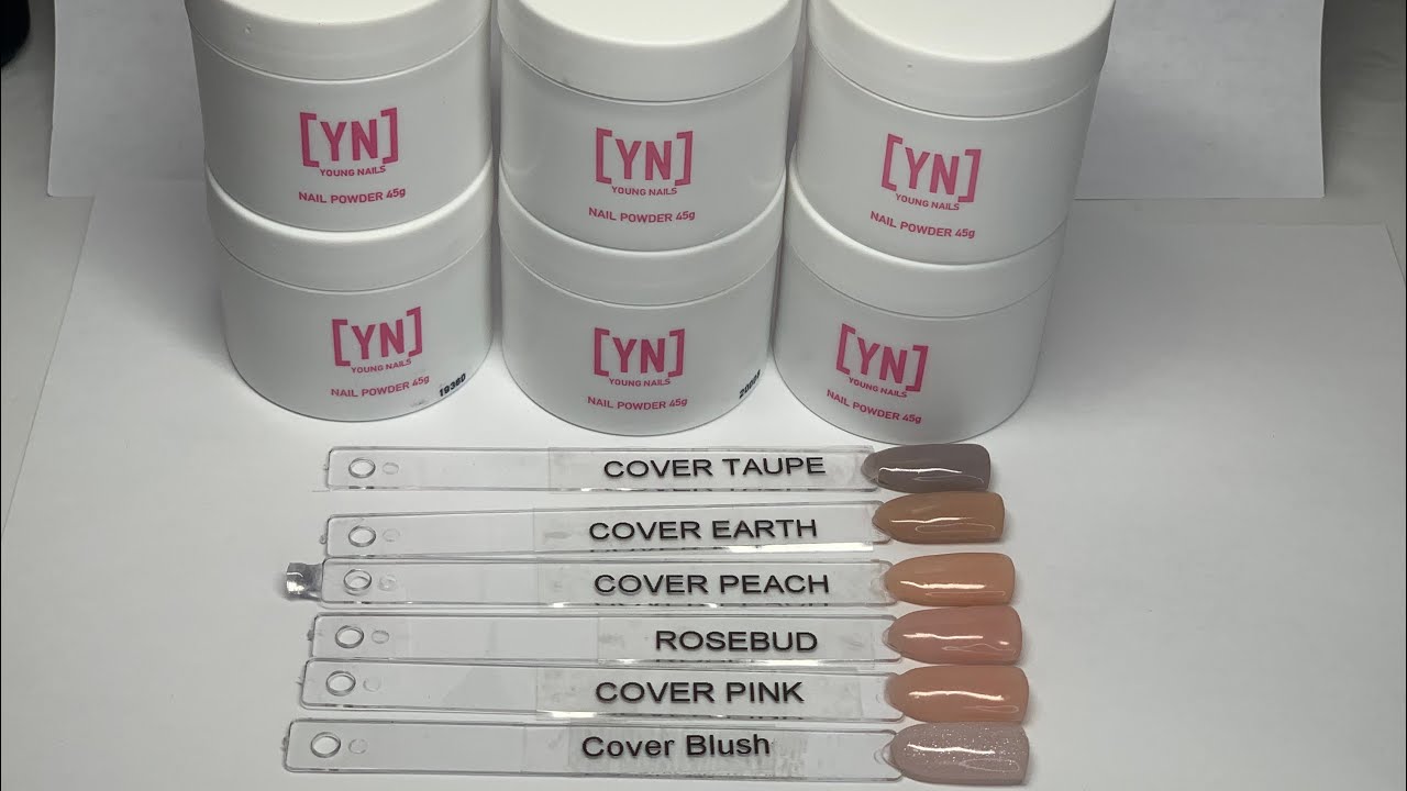 Young Nails Acrylic Swatches