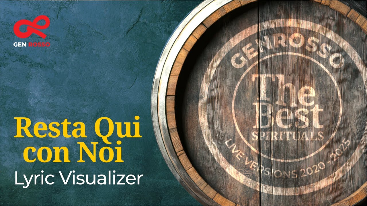 Gen Rosso - Resta Qui con Noi (Official Lyric Visualizer)
