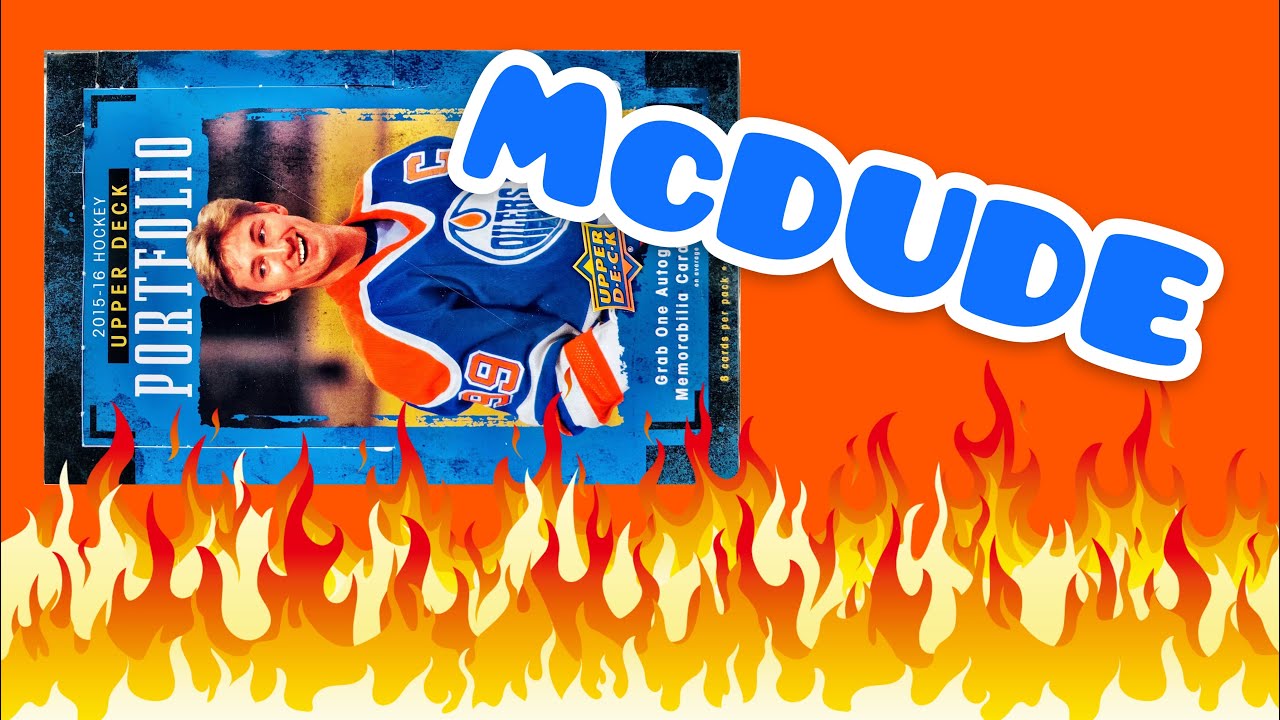 2015-16 (15/16) Upper Deck Portfolio Hockey Hobby Box Break | McDAVID ROOKIE | NEW 2020!