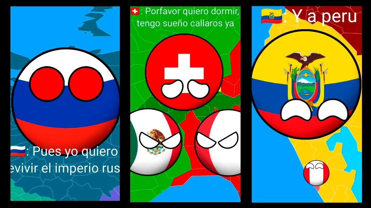 Recopilación de mis Countryballs con mi Voz #countryballs #humor #shorts #viral