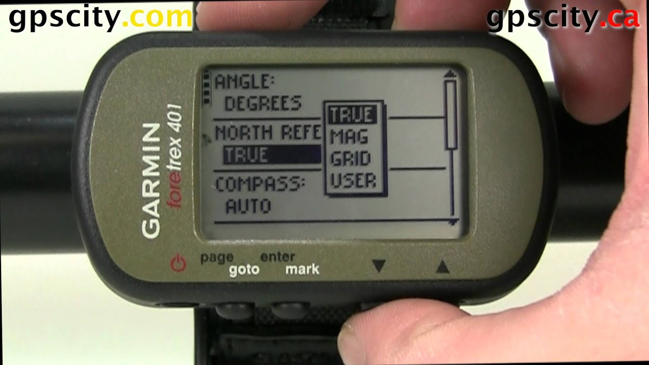 Heading Setup on the Garmin Foretrex 401