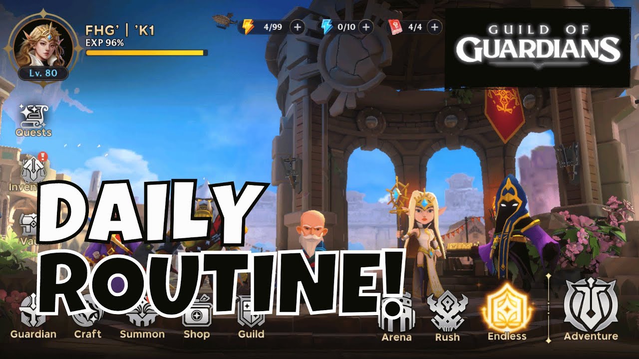 BREAKING DOWN MY DAILY ROUTINES! [GUILD OF GUARDIANS]