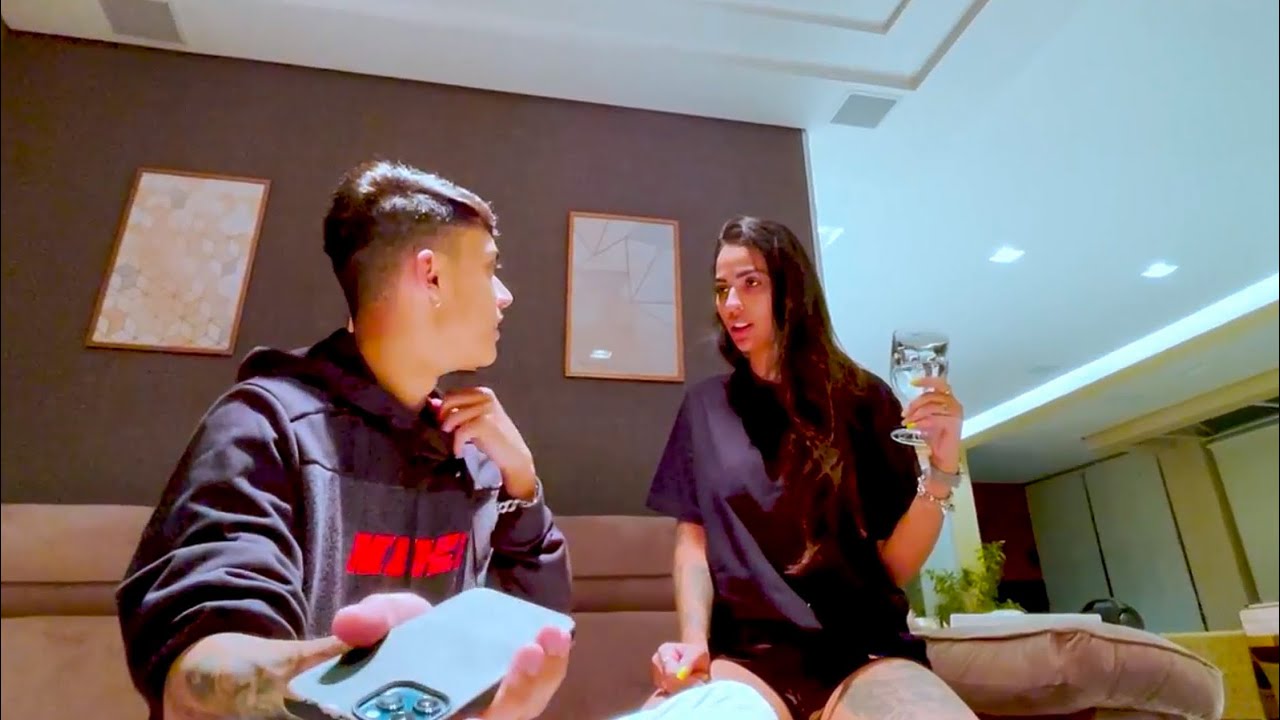 TROLLEI MINHA NAMORADA CONVERSANDO COM OUTRA 🥵