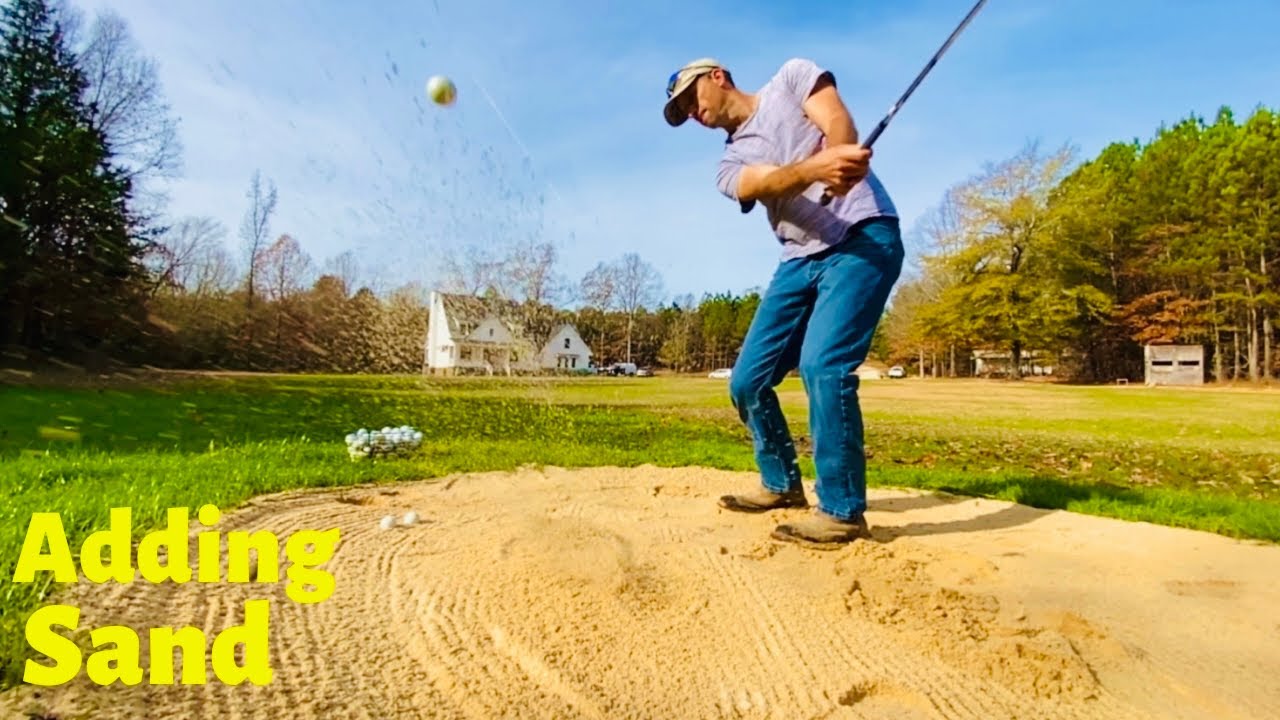 DIY Golf Bunker Build:  Upgrading the Putting Green - Part 3 of 3