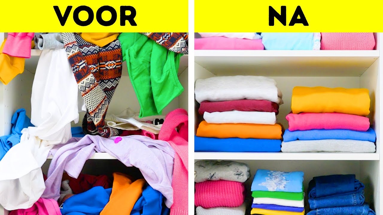 20 RUIMTEBESPARENDE KLEDING DIE IDEEËN OPVOUWT