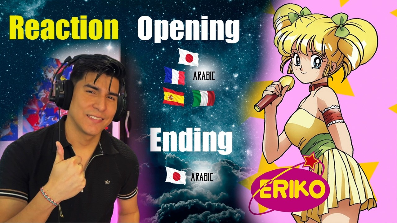 Reaction Opening - Ending Idol Densetsu Eriko in 5 - 2  versions