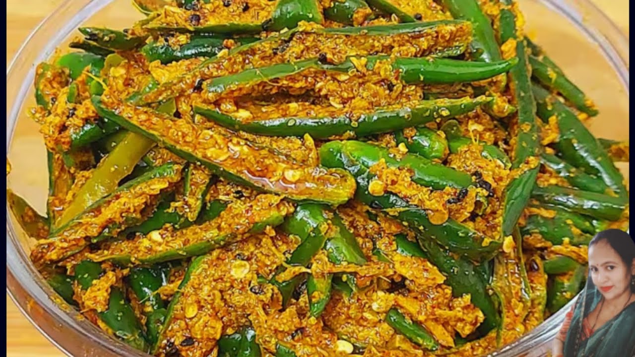सालों साल तक चलने वाला हरी मिर्च का चटपटा अचार वह भी बिना hari mirch ka Achar