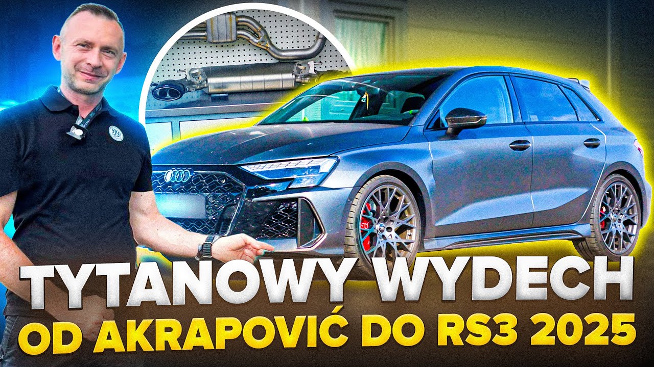 AKRAPOVIĆ DO AUDI RS3 2025 !