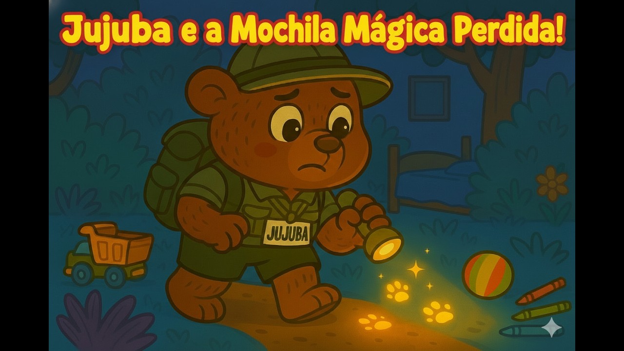 🎒✨ Jujuba e a Mochila Mágica Perdida O Mistério Criativo!