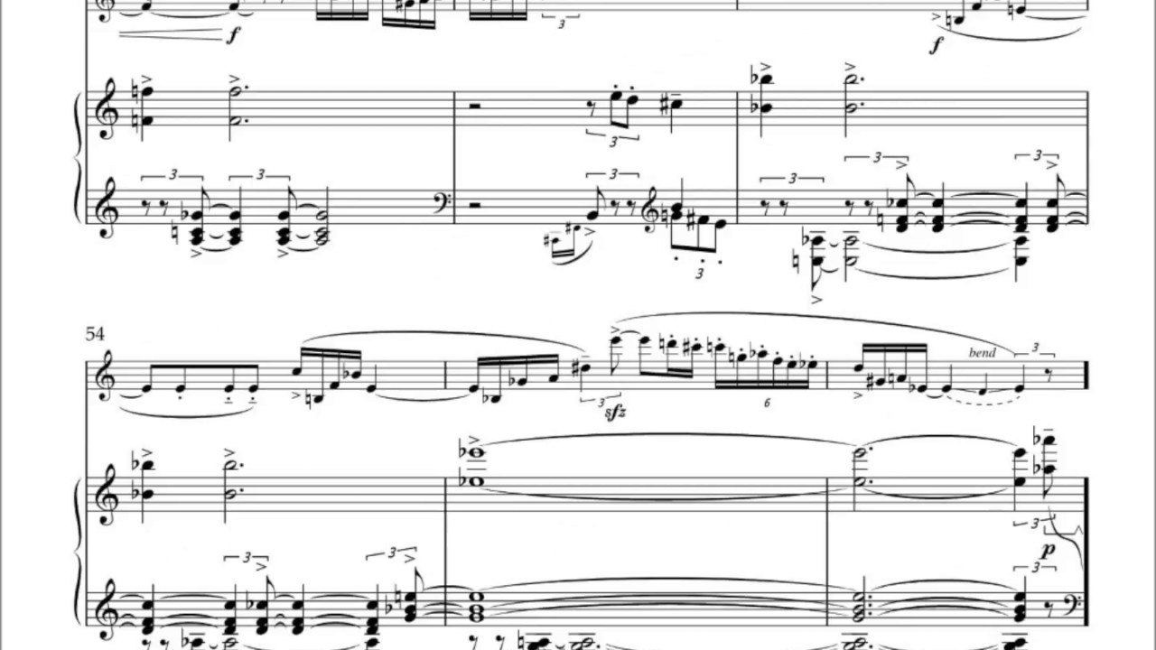 QUEST for Saxophone and Piano / Gilad Hochman (w. Score)