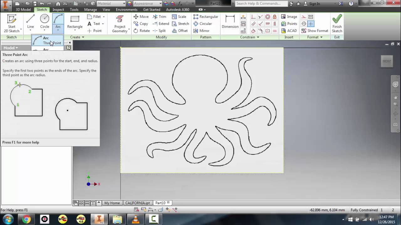 Autodesk Inventor - CAD Lesson 1