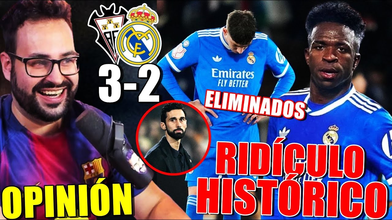 &iexcl;RID&Iacute;CULO HIST&Oacute;RICO! El MADRID ELIMINADO de COPA 3-2 con el ALBACETE &iexcl;CRISIS TOTAL!