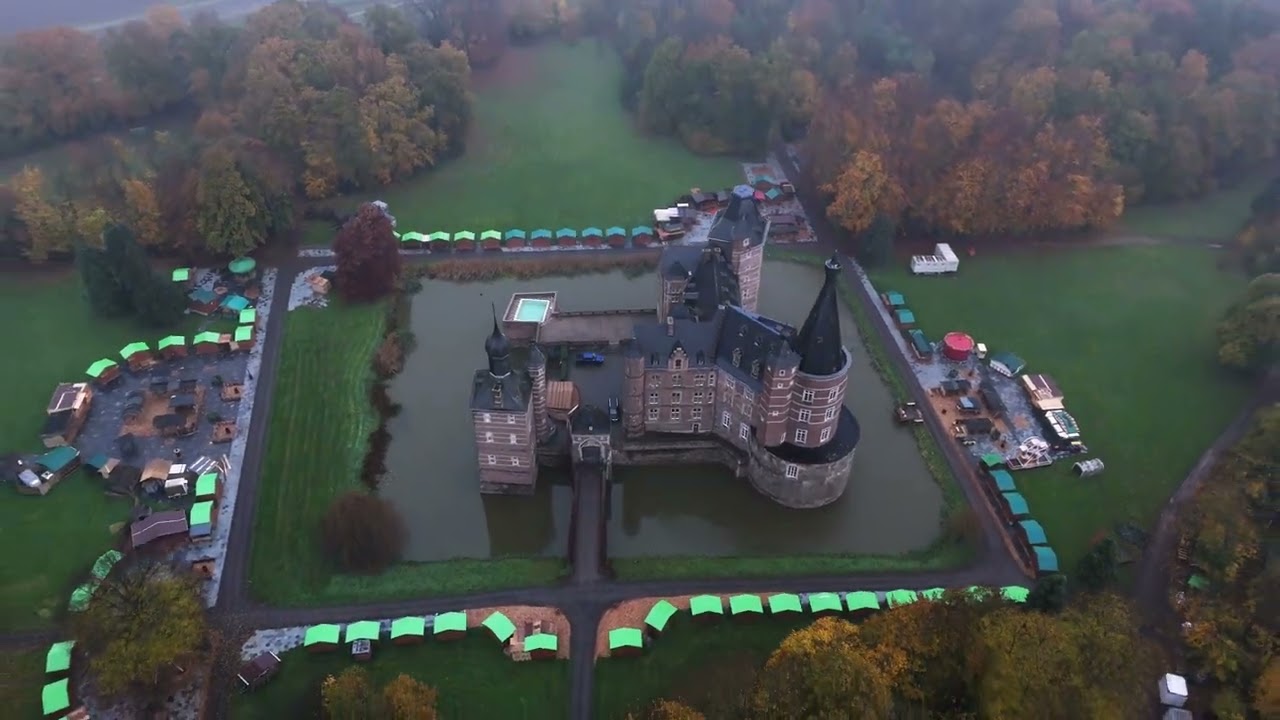 Schloss Merode  Germany&rsquo;s Fairytale Water Castle | Drone Tour
