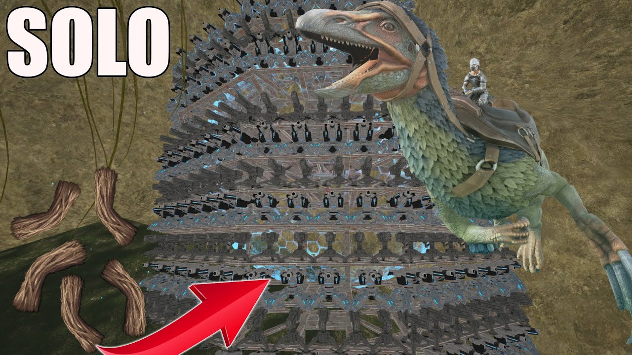 SOLO Spent 24 Hours on A FiberCraft Server - This Happens... | Ark PvP