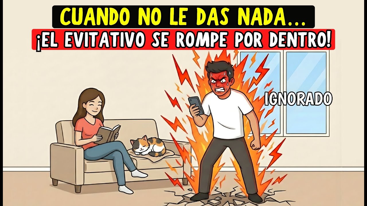 Cuando No Reaccionas, El Evitativo Pierde Todo El Control!