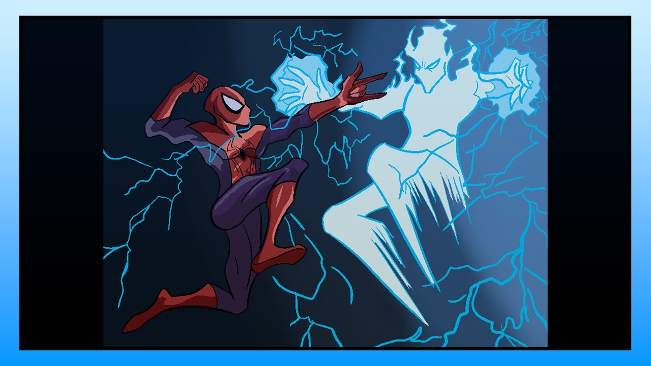 Spider-Man vs Electro (ANIMATED)